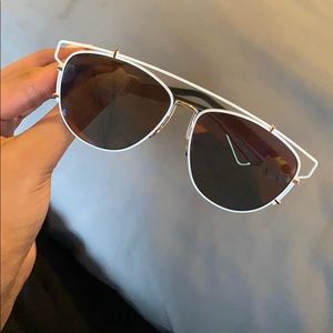 Christian Dior BrandNew White/Rosegold sunglasses